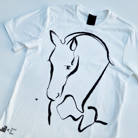 The Good Gallop X HorseInLines oversize arT-shirts
