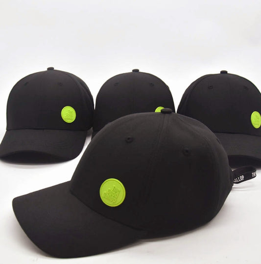 Recycled cap hat BLACK